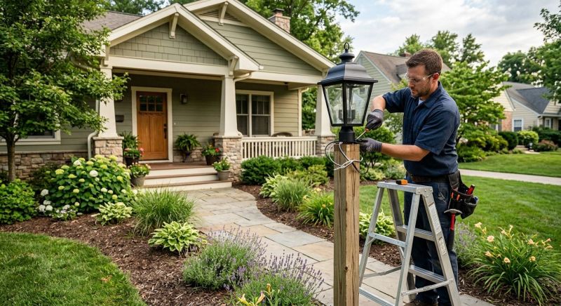 Yard Lights Installation in Denver, CO